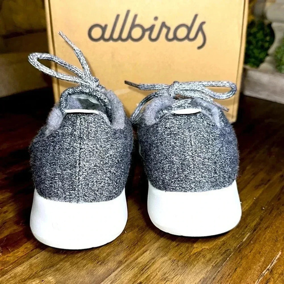SALE allbirds wool runners women’s sneakers shoes usa size 9 gray color - Picture 4 of 8
